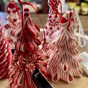 Peppermint Swirl Holiday Ornament Raz NWT